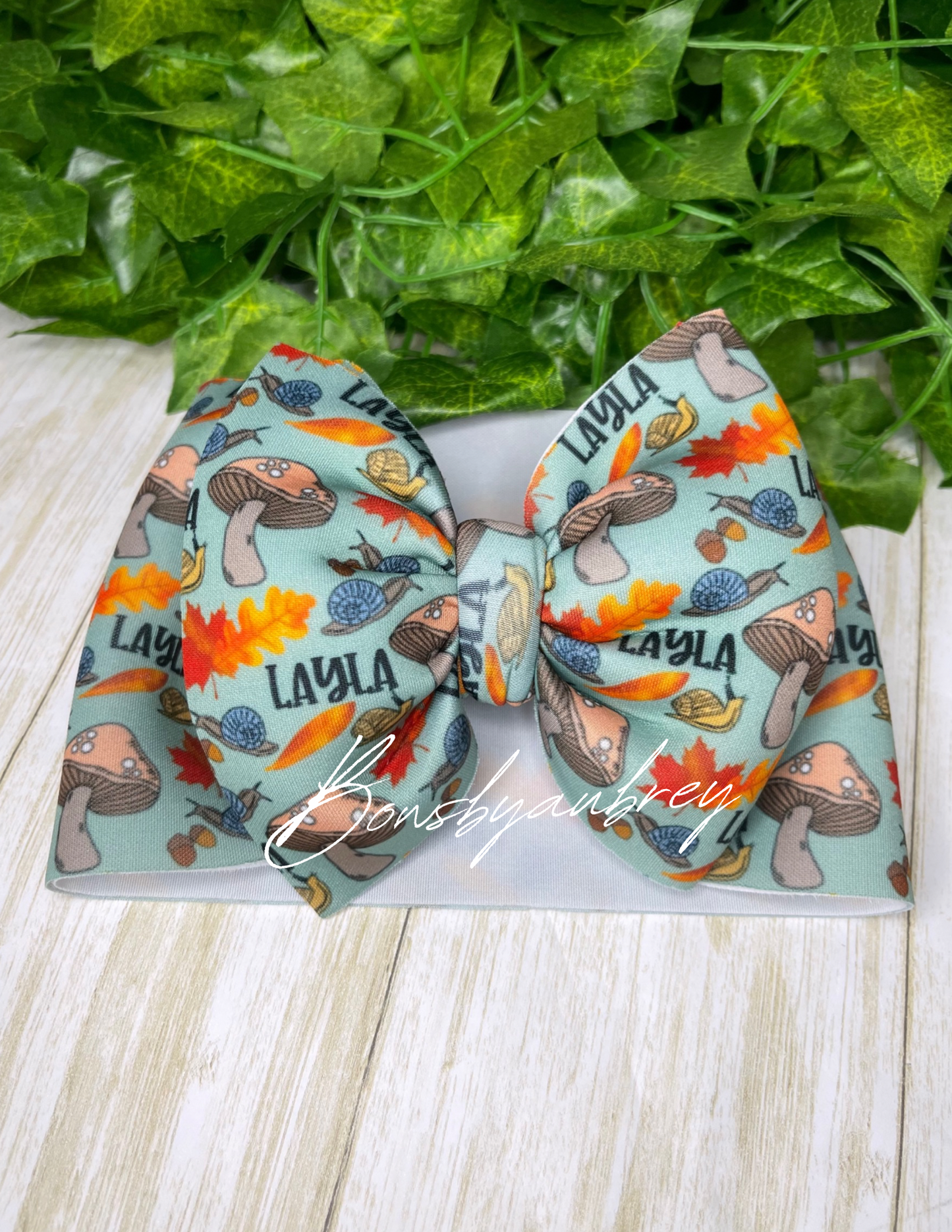 Name bow / Headwrap