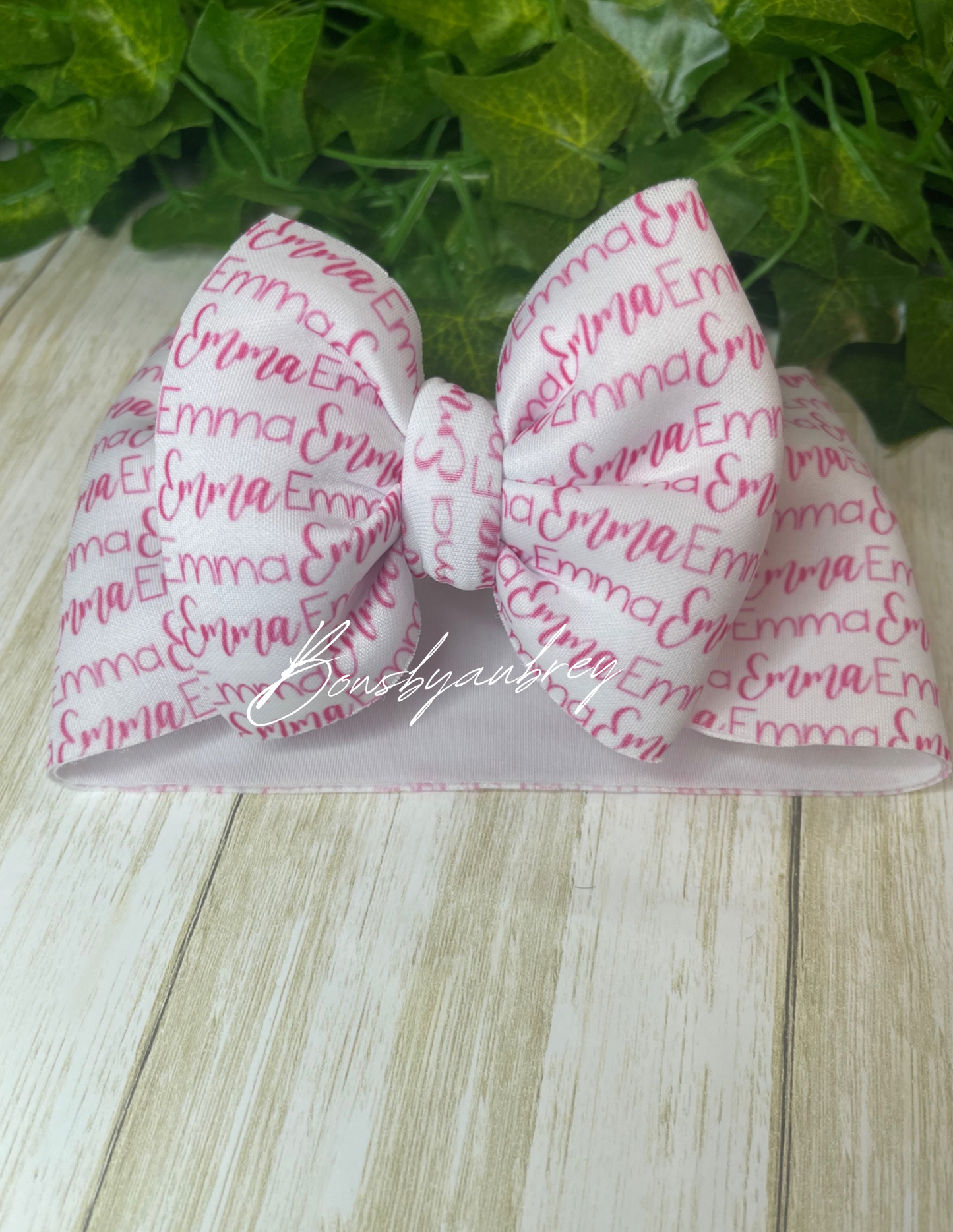 Name bow / Headwrap