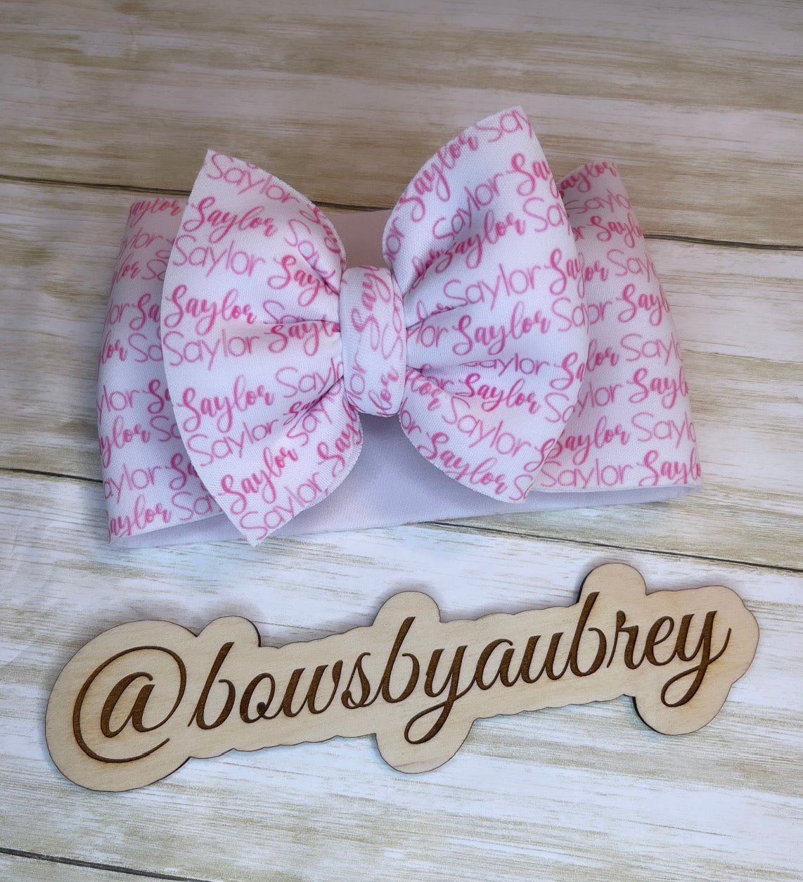 Name bow / Headwrap